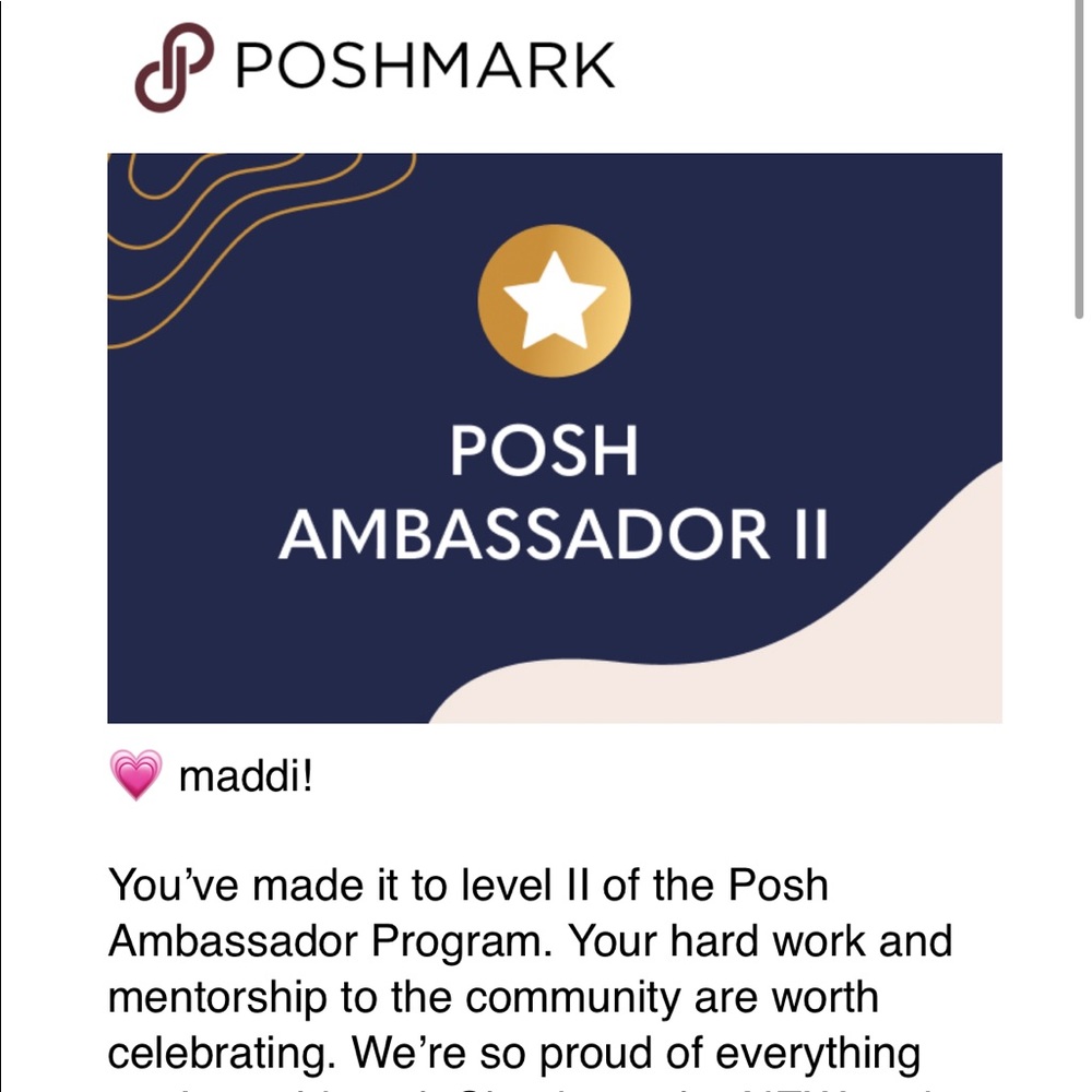 SUGGESTED USER/POSH AMBASSADOR